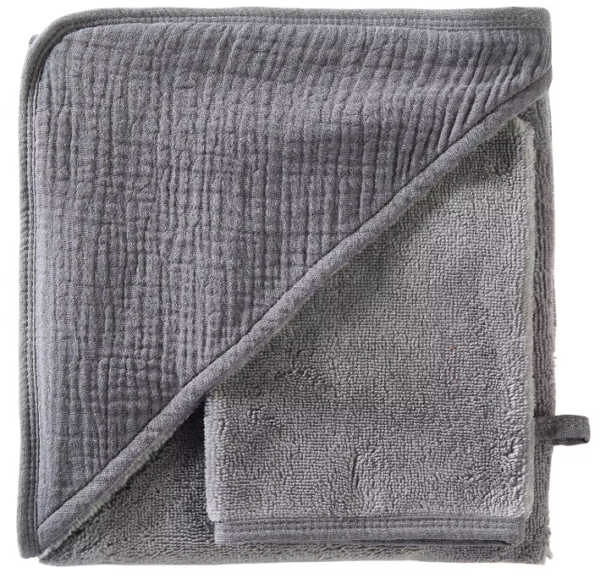 Cape de bain et gant