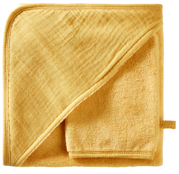 Cape de bain et gant