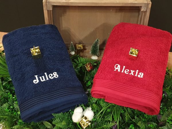 serviette personnalisable