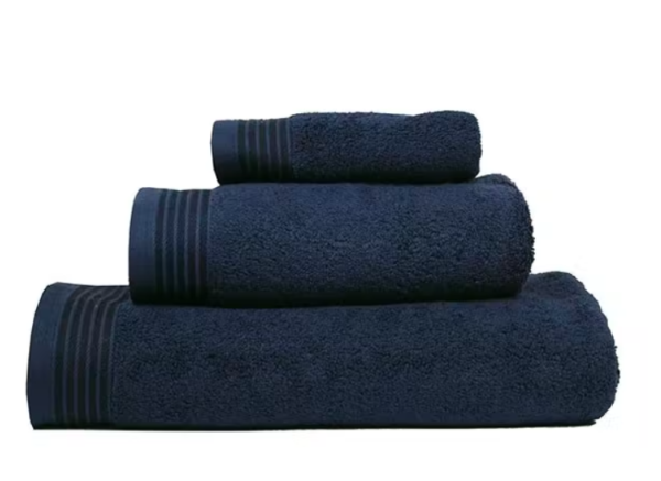 serviette bleu